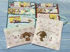 サンリオ　フラットポーチ　巾着
