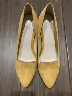 WA ORientaL TRaffic 黄色 スエード調パンプス 24.5cm