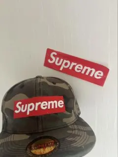 美品✨supremeキャップ迷彩柄