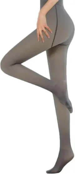 透け感タイツ レディース 冬秋【裏起毛/保温強化/美尻美脚効果】 ストッキング風