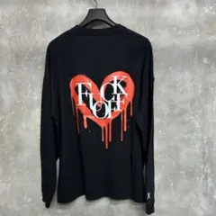 EIPOC ブラック ロングスリーブ 長袖 Tシャツ ハートデザイン M