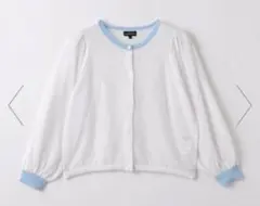 グリーンレーベル　シアーニット　カーディガン