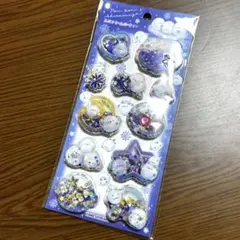 国内正規品 新品未使用 シマエナガ スパンコールパーティ シール