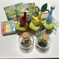 ピクミン 引っこ抜きぬいぐるみマスコット+テラリウム2種　セット