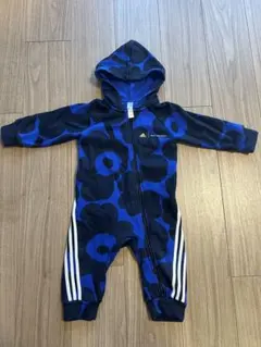 【大幅値下げ】adidas marimekkoコラボ花柄ロンパース 80サイズのサムネイル