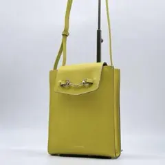 極美品 PELLE BORSA ホースビット スマホショルダーバッグ 　f48