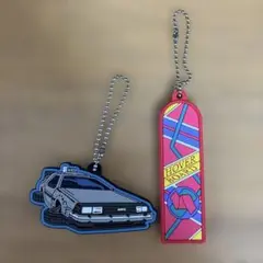 バックトゥザフューチャー　ラバーキーホルダー