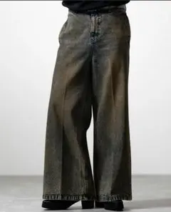 【CLEL】Vintage Design Flare Denim pants