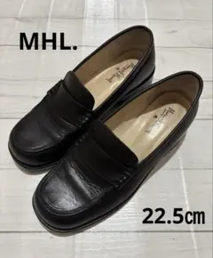【マーガレットハウエル】ローファー　革靴　黒　22.5㎝のサムネイル