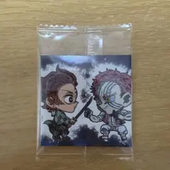 鬼滅の刃　シール　ウエハース　其ノ十四　シークレット　竈門炭治郎vs猗窩座　①