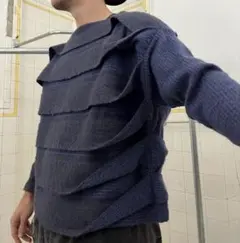 80s issey miyake 筆タグ ニットセーター　オンリミットのサムネイル