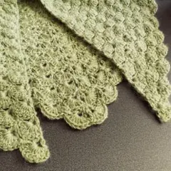ハンドメイド　三角ショール