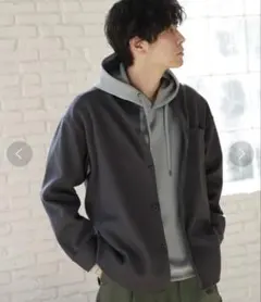 ウールライクバンドカラーシャツ / LAKOLE