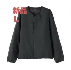 今季モデル 無印良品 軽量ダウンポケッタブルノーカラージャケット 紳士L