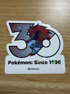 韓国限定】ポケモン 30周年記念ステッカー ゾロアーク - メルカリ