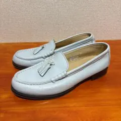 【HARUTA for SALON】別注タッセルローファー 24cm ブルー