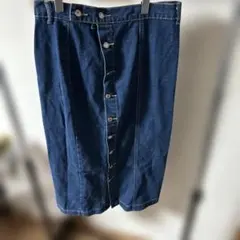 SHEIN デニムタイトスカート ブルー サイズLのサムネイル