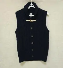 美品！BACK NUMBER MEDIUM ネイビー ニット ベスト