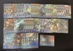 デュエマ 2018年赤青バスター ゲートボールデッキ スリーブ付き