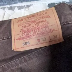 LEVI 505 ストレートデニム W33 L34