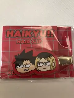 ハイキュー ジロリ 前髪クリップ 音駒 黒尾 研磨