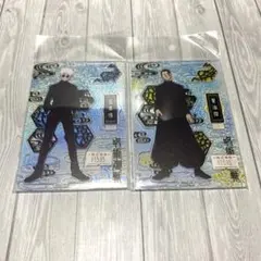 呪術廻戦 螺鈿風 アクリルスタンド 五条 夏油 制服