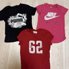 プーマ　NIKE その他Tシャツ　120cm スポーツ　ダンス　3枚セット