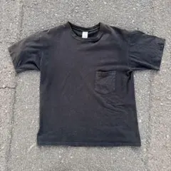 90s Old GAP ポケットt ブラックフェード シングルステッチ USA製