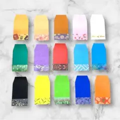 【送料込】ハンドメイド 折り紙 豆ポチ袋 80枚