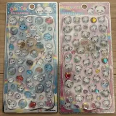 もちもちぱんだ　ジュエルプチドロップ　あわわちゃん　プチドロップ　シール