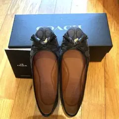 COACH フラットシューズ ブラック