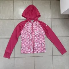 sas ピンク フード付き ラッシュガード