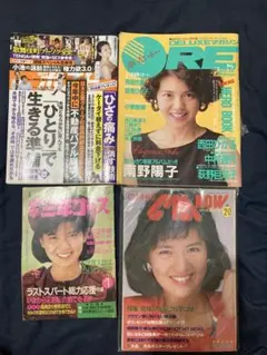 南野陽子　雑誌　まとめ売り　美品
