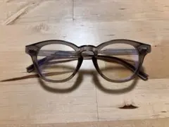 無印良品 ブルーライトカット クリアブラウン系 DFD28A4S-005 度なし