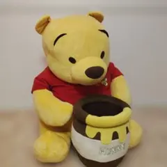 特大♪くまのプーさんぬいぐるみ　ハニー壺付き ミツバチ付き　60 ㎝ 特大♪くまのプーさんぬいぐるみ ハニー壺付き ミツバチ付き 60