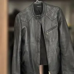 激レア♣︎evoke wool Leather P-COAT 袖レザーピーコート - メルカリ