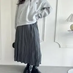 ソフトタッチワッシャーフレアスカート