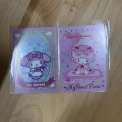 即日発送】マイメロ ピアノ DOLLY MIX トレーディングクリアカード
