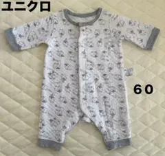 ユニクロ 羊プリントロンパース 60