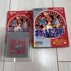 ポケットモンスター 赤 ゲームボーイ ソフト 箱・取説付き