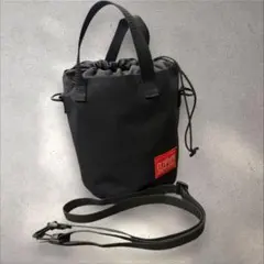 【極美品】マンハッタンポーテージ 2WAY 巾着 ショルダーバッグ 黒 完売品
