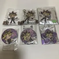 遊戯王 アニメプラザ コラボカフェ 缶バッジ アクキー 闇遊戯 6種