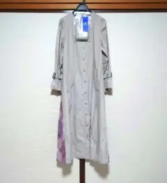 未使用 ブルーレーベルクレストブリッジ コットン シャツ ワンピース