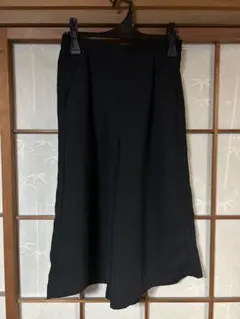 earth music & ecology ブラックガウチョパンツ フリーサイズ