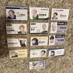 ハイキュー!! 名刺カードコレクション 13枚セット