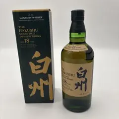 未開栓】サントリー 白州 18年 シングルモルトウイスキー 700ml 箱付き