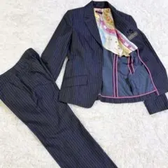 美品✨　ポールスミス　セットアップ　ストライプ パンツスーツ　Ｍ　イタリア製生地