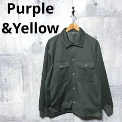 Purple&Yellow メンズ メッシュ素材 CPOシャツジャケット Lのサムネイル