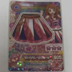 アイカツカード ピンクパレードスカート アニメ柄 大空あかり CP