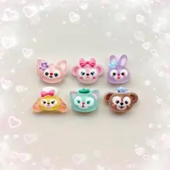 ダッフィーフレンズ ディズニー ネイルパーツ ダッフィー シェリーメイ